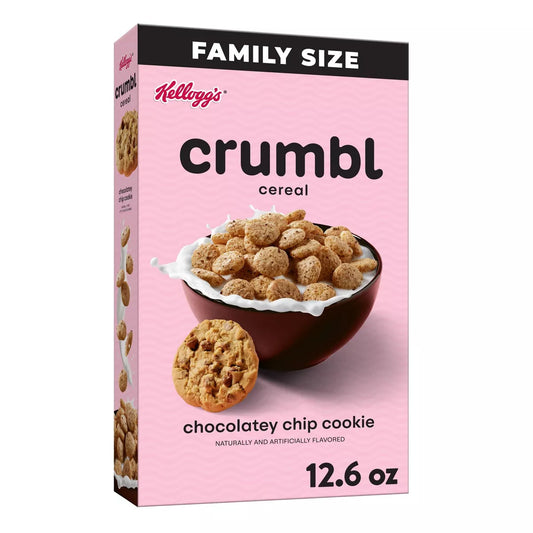 Kellogg's Crumbl Cookies Cereal 12.6oz (357grs)