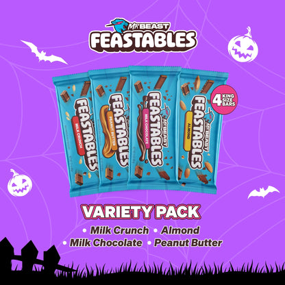 Mr. Beast Feastables Sample Pack 4 Chocolates