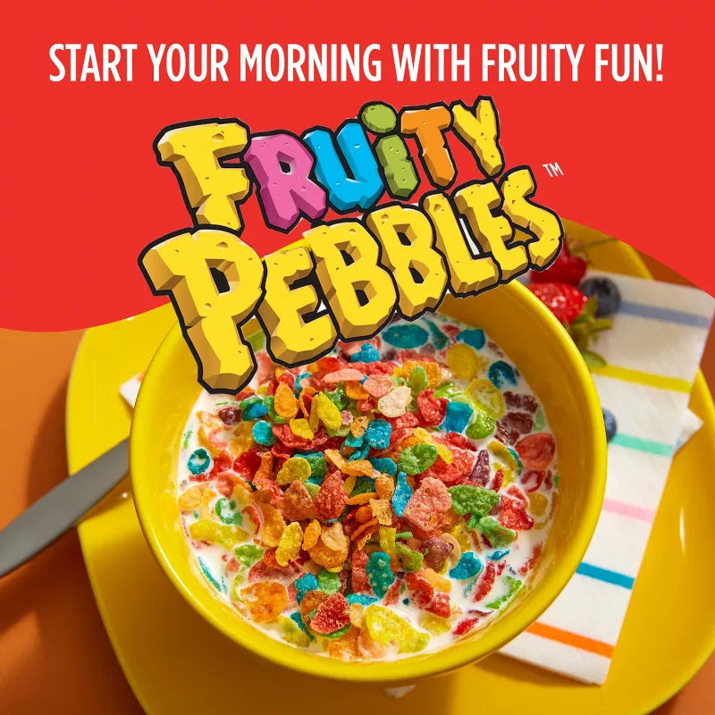 Fruity Pebbles Cereal 19.0z (538grs)