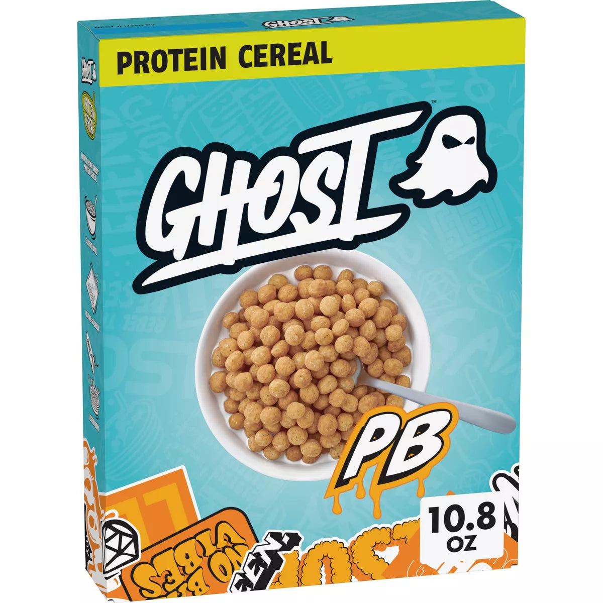 Ghost Cereal  Alto en Proteína Sabor Crema de Cacahuate 10.6oz (300grs)