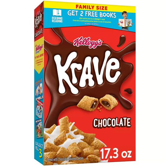 Krave Cereal 17.3oz (490grs)