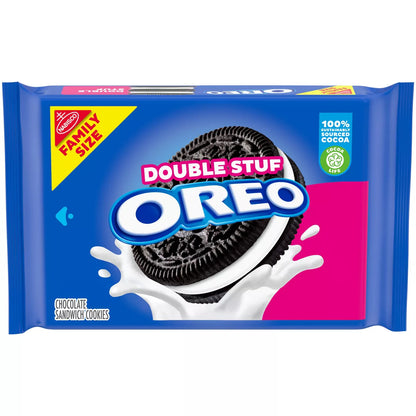 OREO Galletas Double Stuf de Chocolate 530g