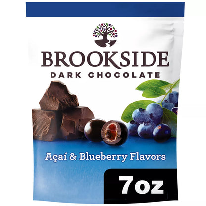 Brookside Dulces de Chocolate Oscuro Sabore de Açaí y Arándano 198g