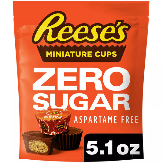 Reese's Zero Sugar Chocolate y Mantequilla de Maní Mini Cups 144g