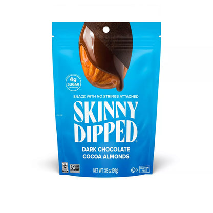 SkinnyDipped Almendras con Chocolate Oscuro y Cacao 99g