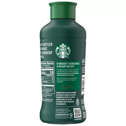 Starbucks Tostado Blonde, Café Helado Sin Azúcar 1.42 L