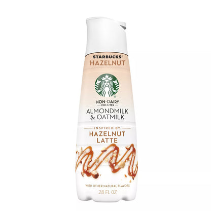 Starbucks Crema para Café Avellana Latte con Leche de Almendra y Avena 828 ml