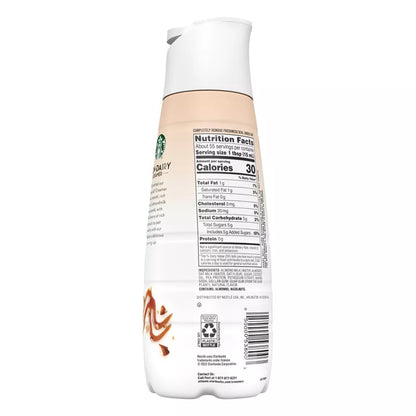 Starbucks Crema para Café Avellana Latte con Leche de Almendra y Avena 828 ml