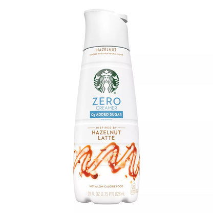 Starbucks Crema para Café Hazelnut Latte Sin Azúcar 828 ml