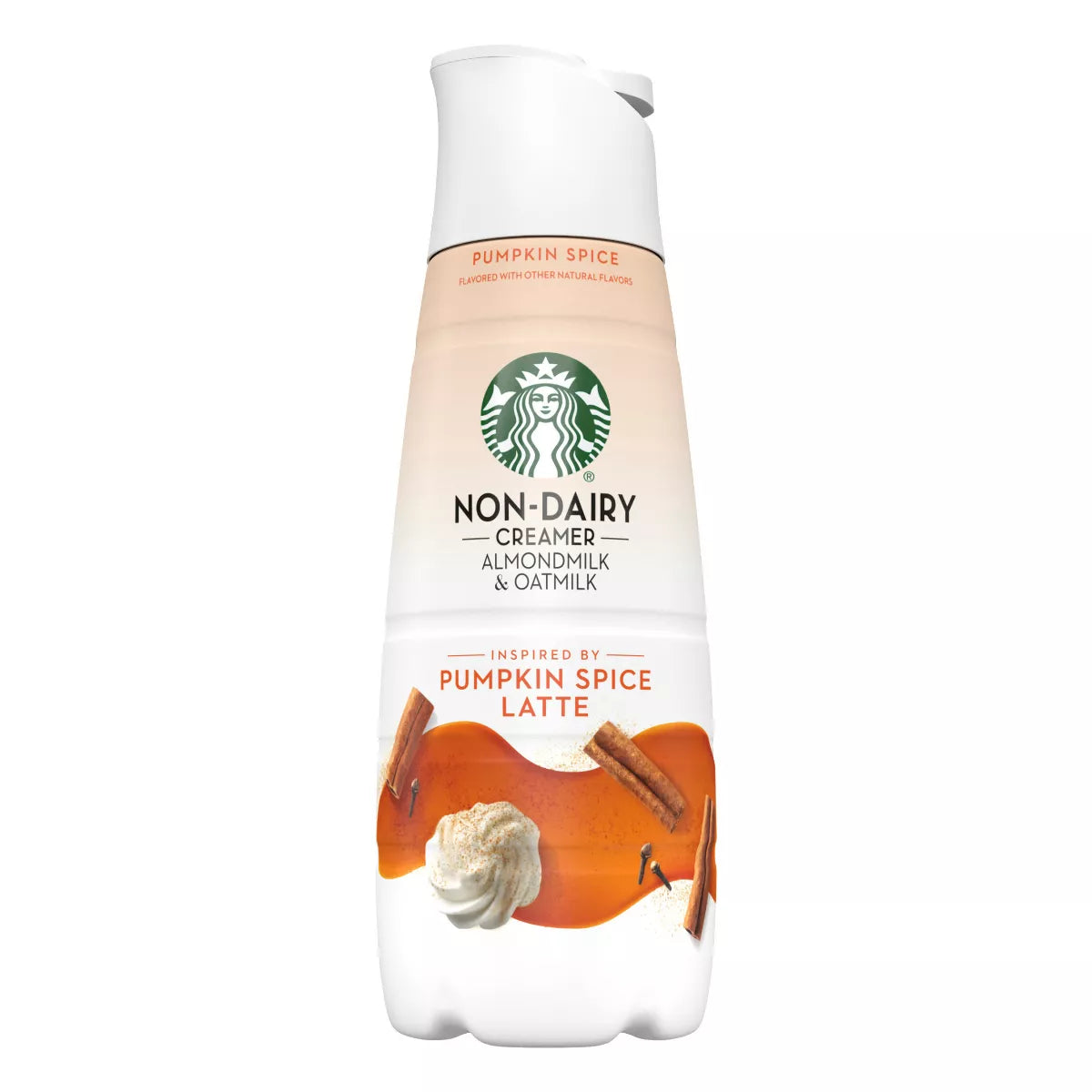 Starbucks Crema para Café Pumpkin Spice Sin Lácteos con Leche de Almendra y Avena 828 ml