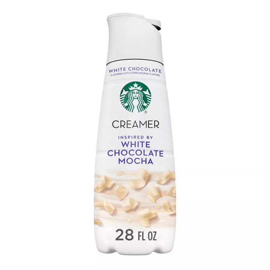 Starbucks Crema para Café Chocolate Mocha Blanco 828 ml